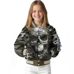 personalized washington capitals camouflage skull camouflage varsity jacket best selling