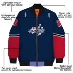 personalized washington capitals chevron style blue bomber jacket best selling