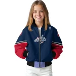 personalized washington capitals chevron style blue bomber jacket best selling