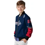 personalized washington capitals chevron style blue bomber jacket best selling