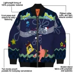 personalized washington capitals spongebob playtime blue bomber jacket best selling