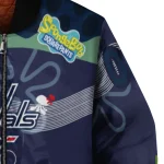 personalized washington capitals spongebob playtime blue bomber jacket best selling