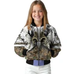 personalized washington commanders deer skull camouflage white bomber jacket best selling