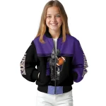 personalized washington huskies groot football purple black bomber jacket best selling