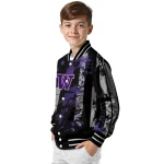 personalized washington huskies star stripes purple black varsity jacket best selling