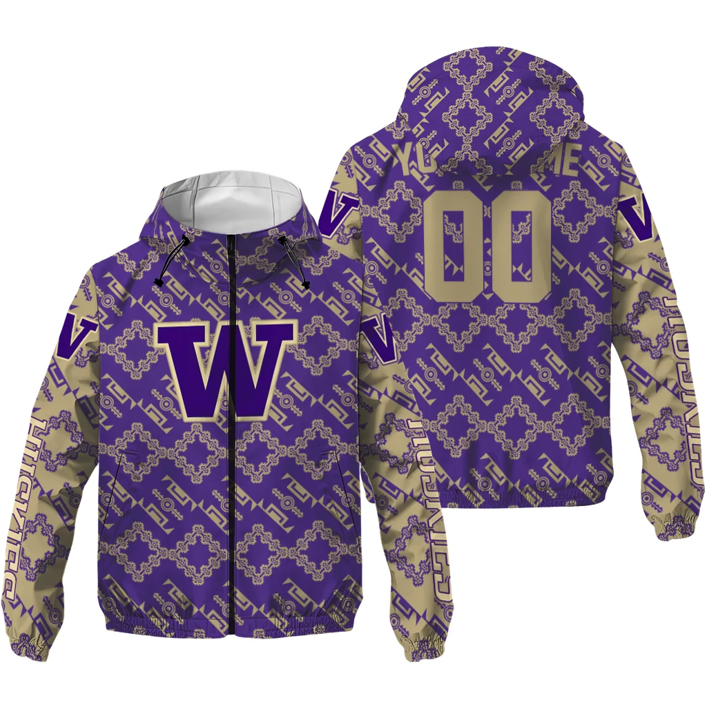 personalized washington huskies trellis mesh purple windbreaker jacket high quality personalized washington huskies trellis mesh purple windbreaker jacket high quality