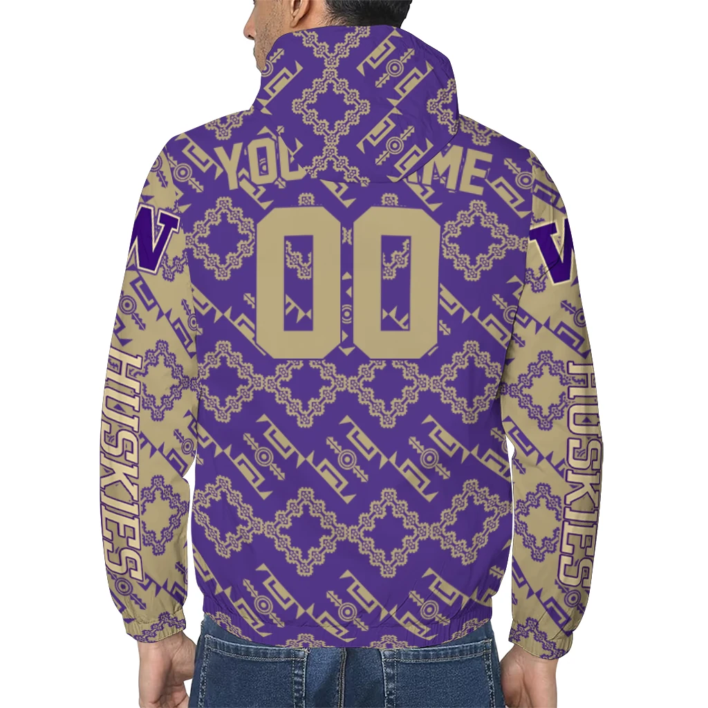 personalized washington huskies trellis mesh purple windbreaker jacket trendy personalized washington huskies trellis mesh purple windbreaker jacket trendy
