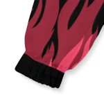 personalized washington state cougars flame trim crimson black windbreaker jacket best selling