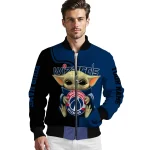 personalized washington wizards adorable yoda blue black bomber jacket best selling