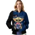 personalized washington wizards adorable yoda blue black bomber jacket best selling
