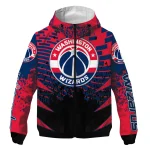 personalized washington wizards brick motion blue black windbreaker jacket best selling