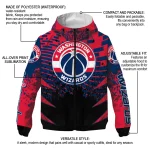 personalized washington wizards brick motion blue black windbreaker jacket best selling