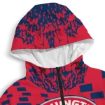 personalized washington wizards brick motion blue black windbreaker jacket best selling
