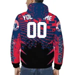 personalized washington wizards brick motion blue black windbreaker jacket best selling