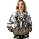 personalized washington wizards deer skull camouflage white varsity jacket best selling