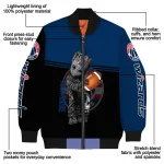 personalized washington wizards groot football blue black bomber jacket best selling