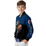 personalized washington wizards groot football blue black bomber jacket best selling