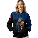personalized washington wizards groot football blue black varsity jacket best selling