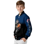 personalized washington wizards groot football blue black varsity jacket best selling