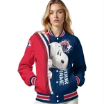 personalized washington wizards snoopy head blue varsity jacket best selling