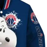 personalized washington wizards snoopy head blue varsity jacket best selling