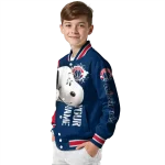 personalized washington wizards snoopy head blue varsity jacket best selling