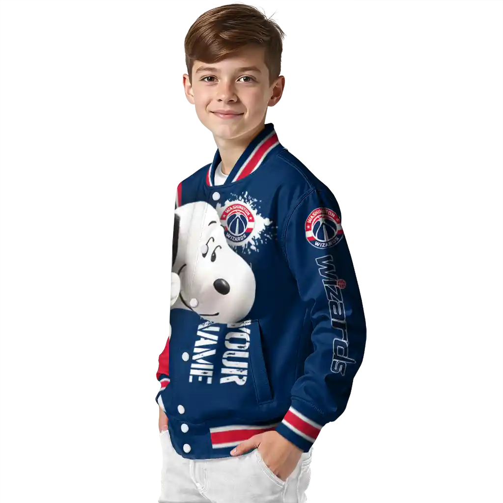 personalized washington wizards snoopy head blue varsity jacket trendy personalized washington wizards snoopy head blue varsity jacket trendy