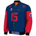 personalized washington wizards team patch blue bomber jacket best selling