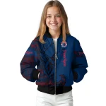 personalized washington wizards tribal deer art blue bomber jacket best selling