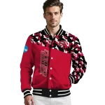 personalized western kentucky hilltoppers camouflage splash red varsity jacket best selling