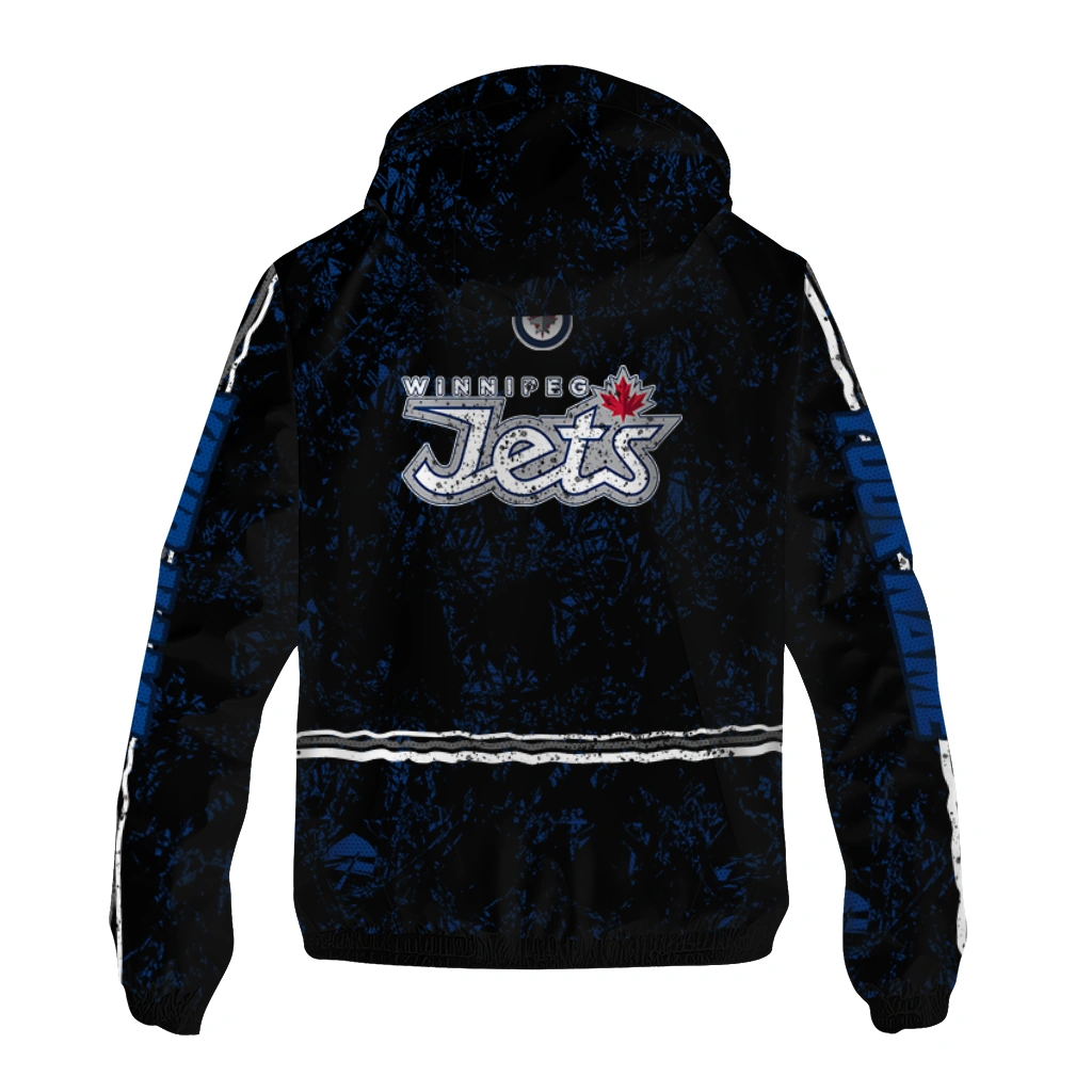 personalized winnipeg jets shards cluster blue windbreaker jacket fashion forward personalized winnipeg jets shards cluster blue windbreaker jacket fashion forward