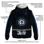 personalized winnipeg jets shards cluster blue windbreaker jacket best selling