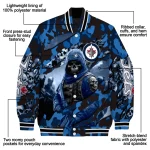 personalized winnipeg jets skull horde blue varsity jacket best selling