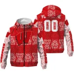 personalized wisconsin badgers cat eyes red windbreaker jacket best selling