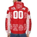 personalized wisconsin badgers cat eyes red windbreaker jacket best selling