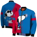philadelphia 76ers snoopy attitude blue bomber jacket best selling
