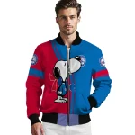 philadelphia 76ers snoopy attitude blue bomber jacket best selling