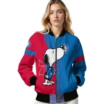 philadelphia 76ers snoopy attitude blue bomber jacket best selling