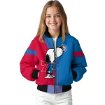 philadelphia 76ers snoopy attitude blue bomber jacket best selling