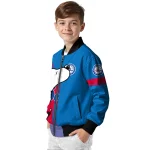 philadelphia 76ers snoopy attitude blue bomber jacket best selling