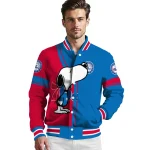philadelphia 76ers snoopy attitude blue varsity jacket best selling