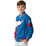 philadelphia 76ers snoopy attitude blue varsity jacket best selling