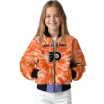 philadelphia flyers dynamic rings orange bomber jacket best selling