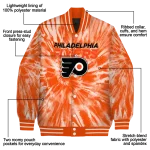 philadelphia flyers dynamic rings orange varsity jacket best selling