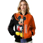 philadelphia flyers mickey mouse orange bomber jacket best selling