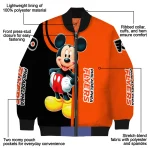 philadelphia flyers mickey mouse orange bomber jacket best selling