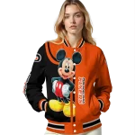 philadelphia flyers mickey mouse orange varsity jacket best selling