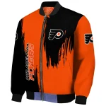 philadelphia flyers urban mark orange bomber jacket best selling