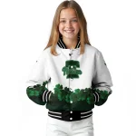philadelphia phillies four leaf icon white green varsity jacket best selling