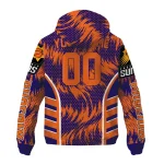 phoenix suns dynamic heat wave purple windbreaker jacket best selling